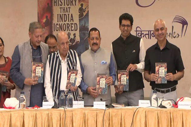 Union Minister Jitendra Singh unveils ANI Chairman Prem Prakash's book 'History That India Ignored'
