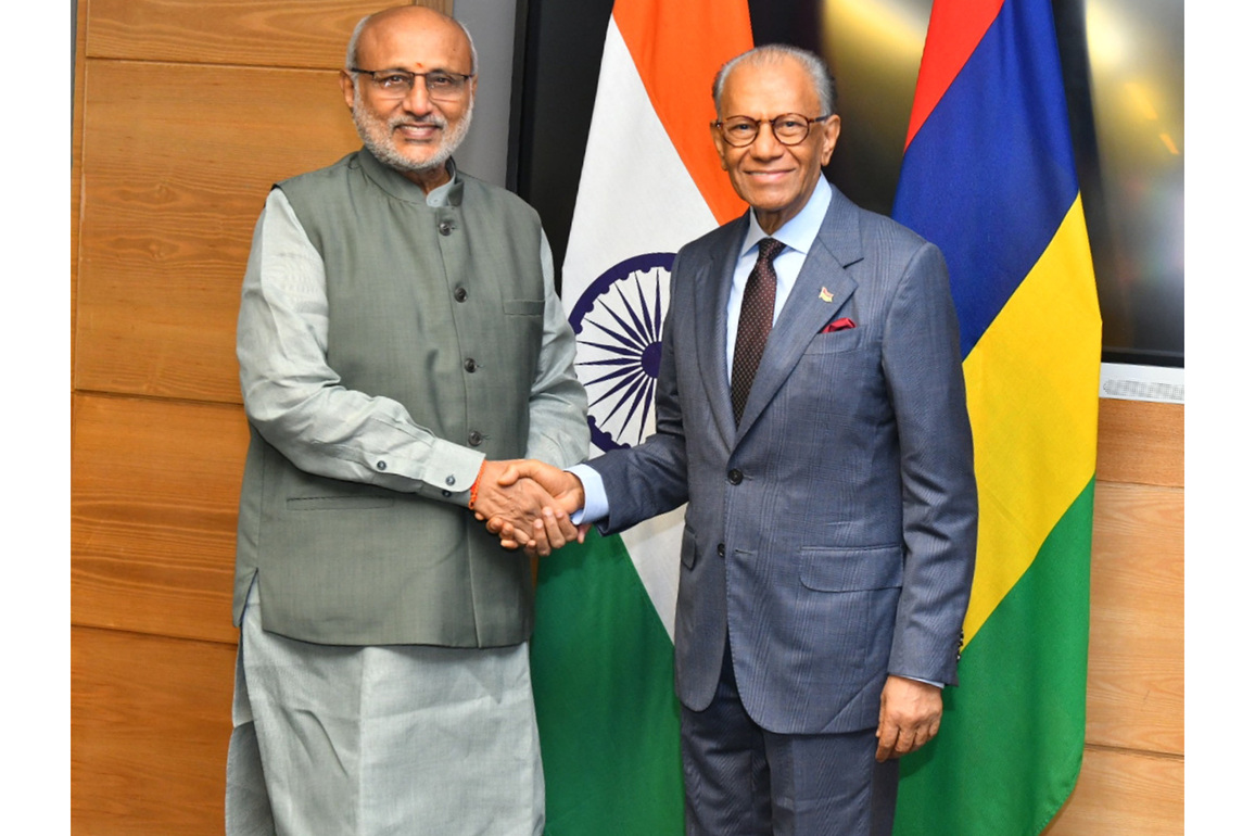 VP Radhakrishnan holds talks with Mauritius PM in Seychelles, reflects on historical ties with nation