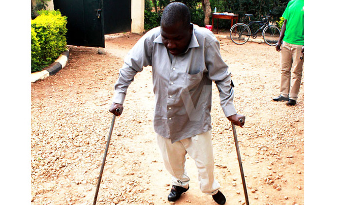 Thugs steal a tricycle of a disabled journalist Thugs steal a tricycle of a disabled journalist