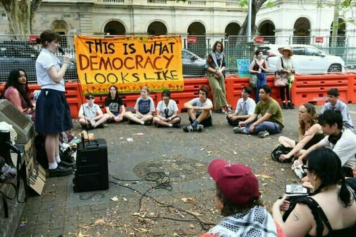 Australian students just recorded the lowest civics scores since testing began. But young people do care about politics