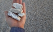 Spodumene pegmatite ore.