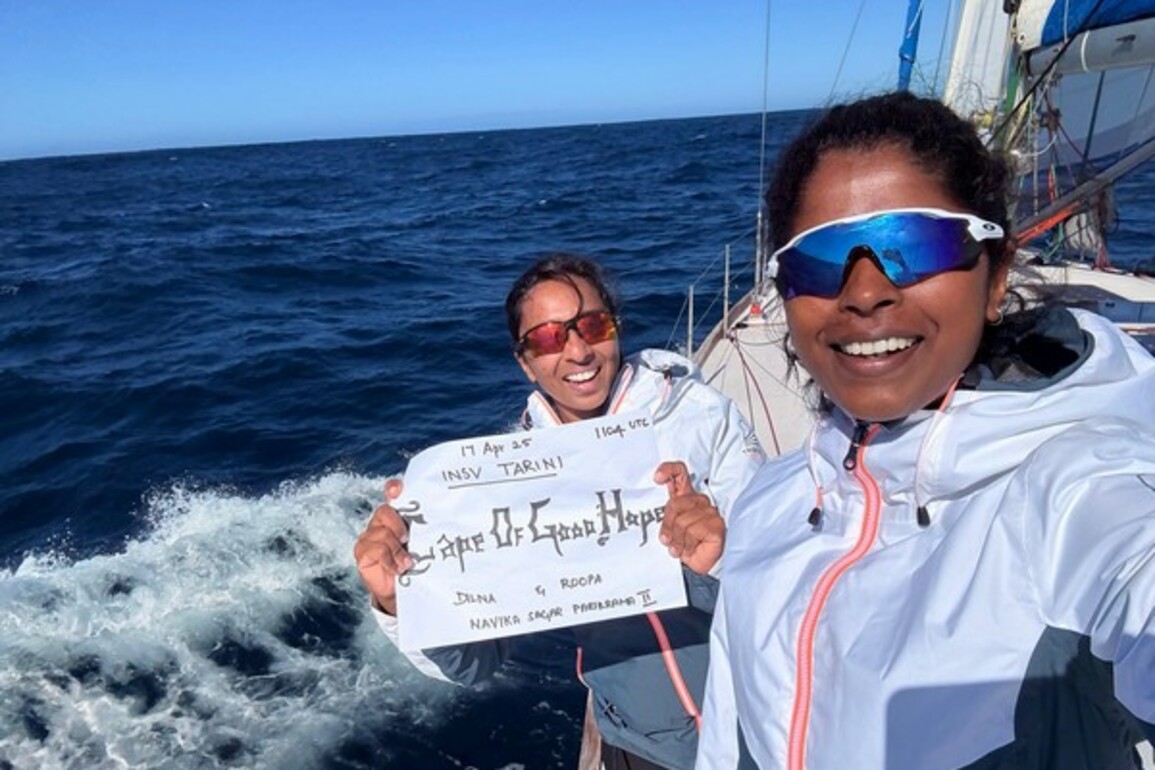 Indian vessel Tarini homeward bound after Navika Sagar Parikrama II