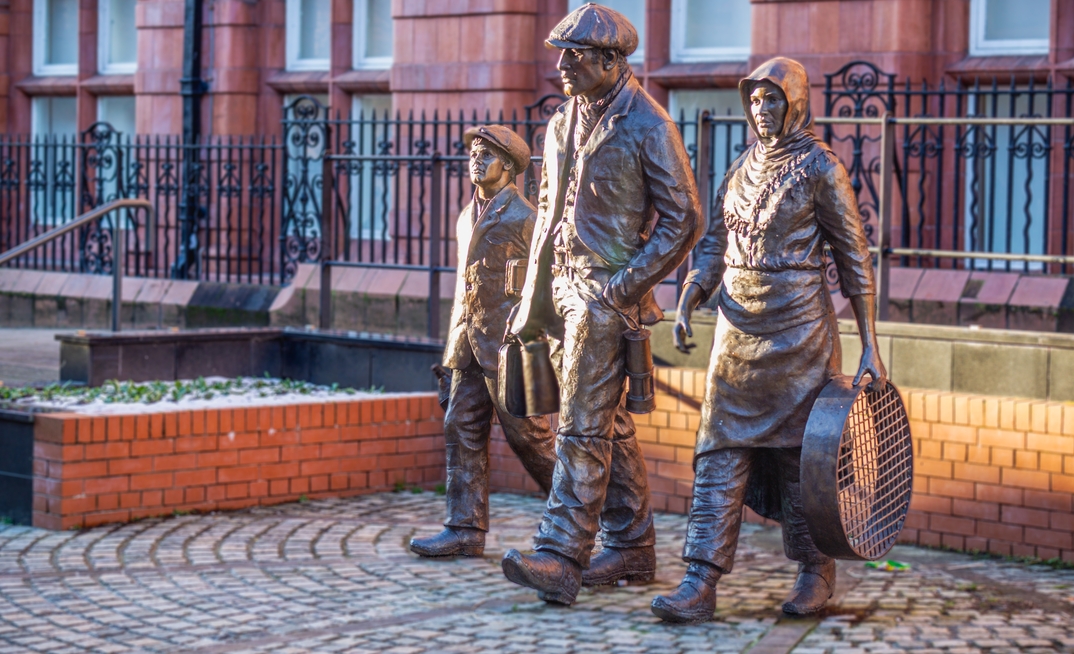 The UK has a rich history of mining awaiting revival: Wigan Mining Monument.