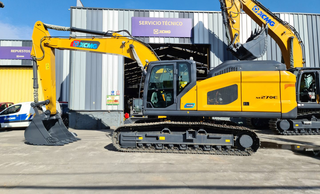 Escavadeira elétrica XE270E da XCMG/Divulgação