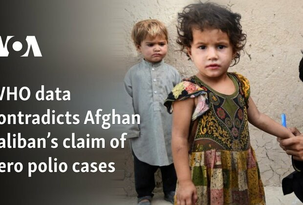 WHO data contradicts Afghan Taliban&#039;s claim of zero polio cases