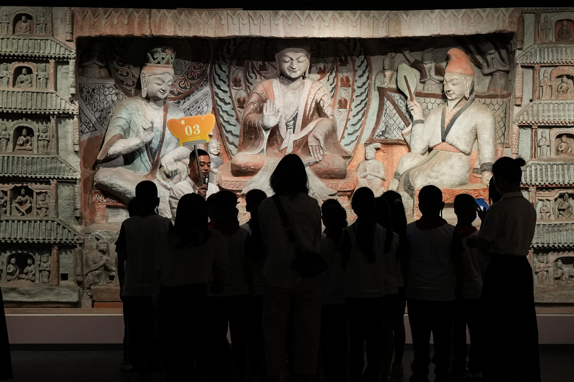 CHINA-SICHUAN-GUANGHAN-SANXINGDUI MUSEUM-YUNGANG GROTTOES EXHIBITION(CN)