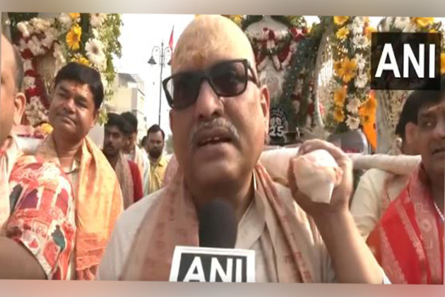 "Celebrating Hanuman Jayanti in this way for 25 yrs": UP Congress chief Ajay Rai takes part in shobha yatra
