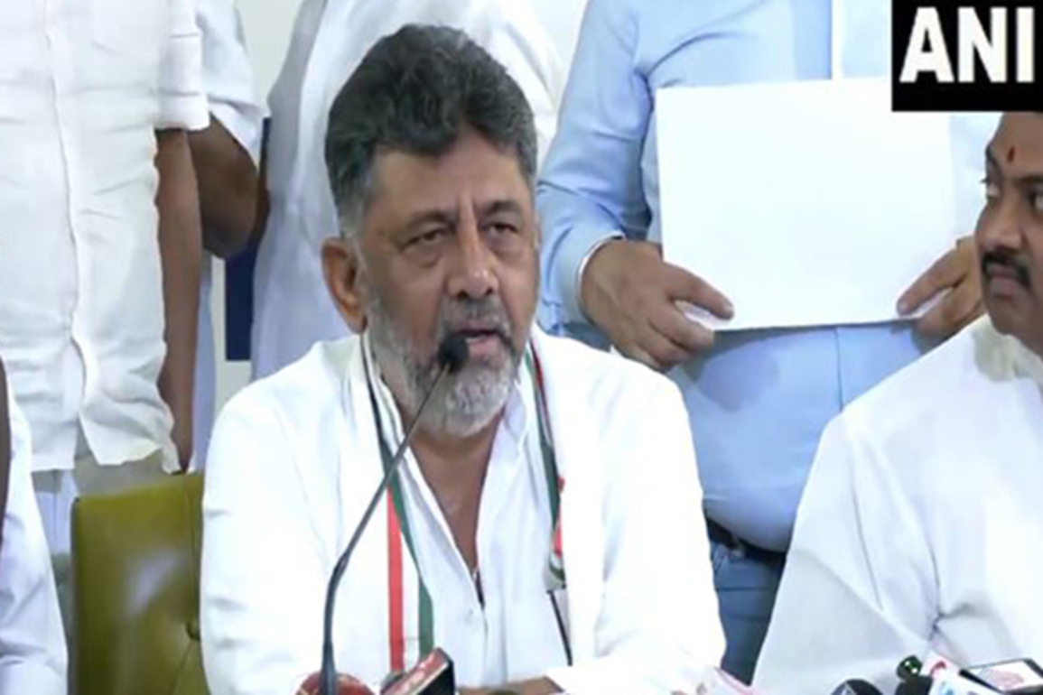 "They are targeting only Congress MLAs": DK Shivakumar following Karnataka MLA Satish Sail's arrest by ED