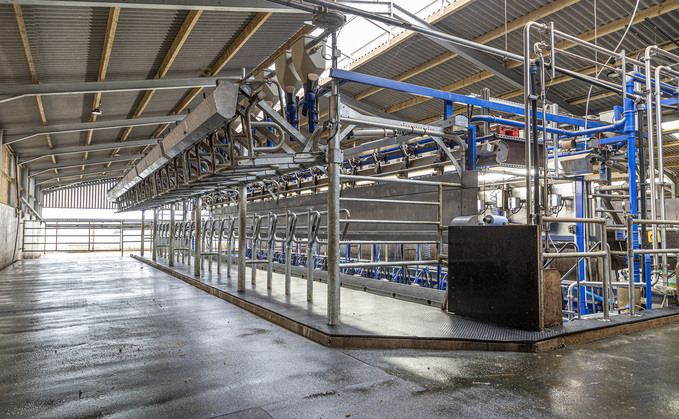 Rapid exit makes it easy for cows to leave once milking is complete. 