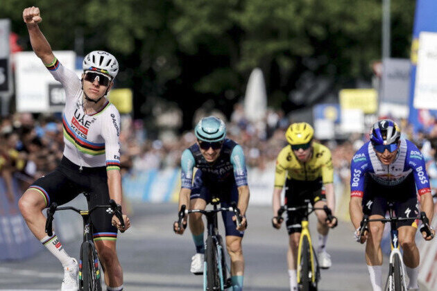 UAE Team Emirates-XRG's Pogaar storms to victory in stage 1 of Tour de Romandie