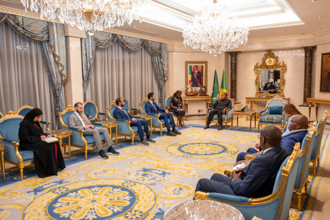 Shakhboot bin Nahyan Al Nahyan meets President of Republic of the Congo