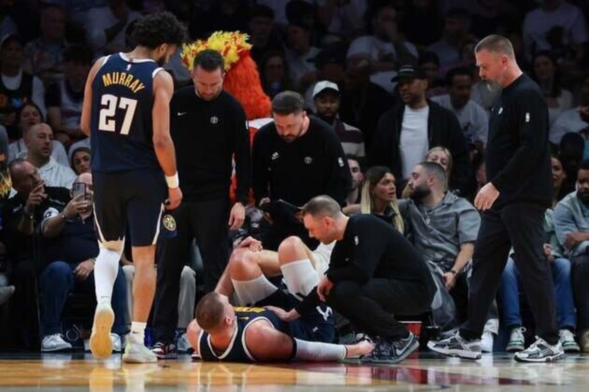 Nuggets star Nikola Jokic (knee) questionable to return vs. Heat