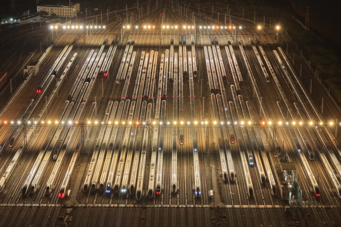 CHINA-GUANGDONG-GUANGZHOU-HIGH-SPEED TRAINS-SPRING FESTIVAL TRAVEL RUSH-PREPARATION (CN)