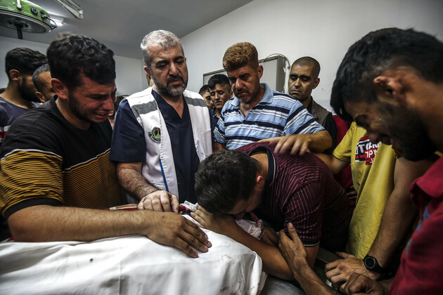 MIDEAST-GAZA CITY-AIRSTRIKE-VICTIMS