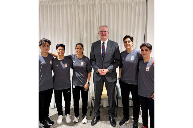 Five Iranian women footballers granted humanitarian visas by Australia