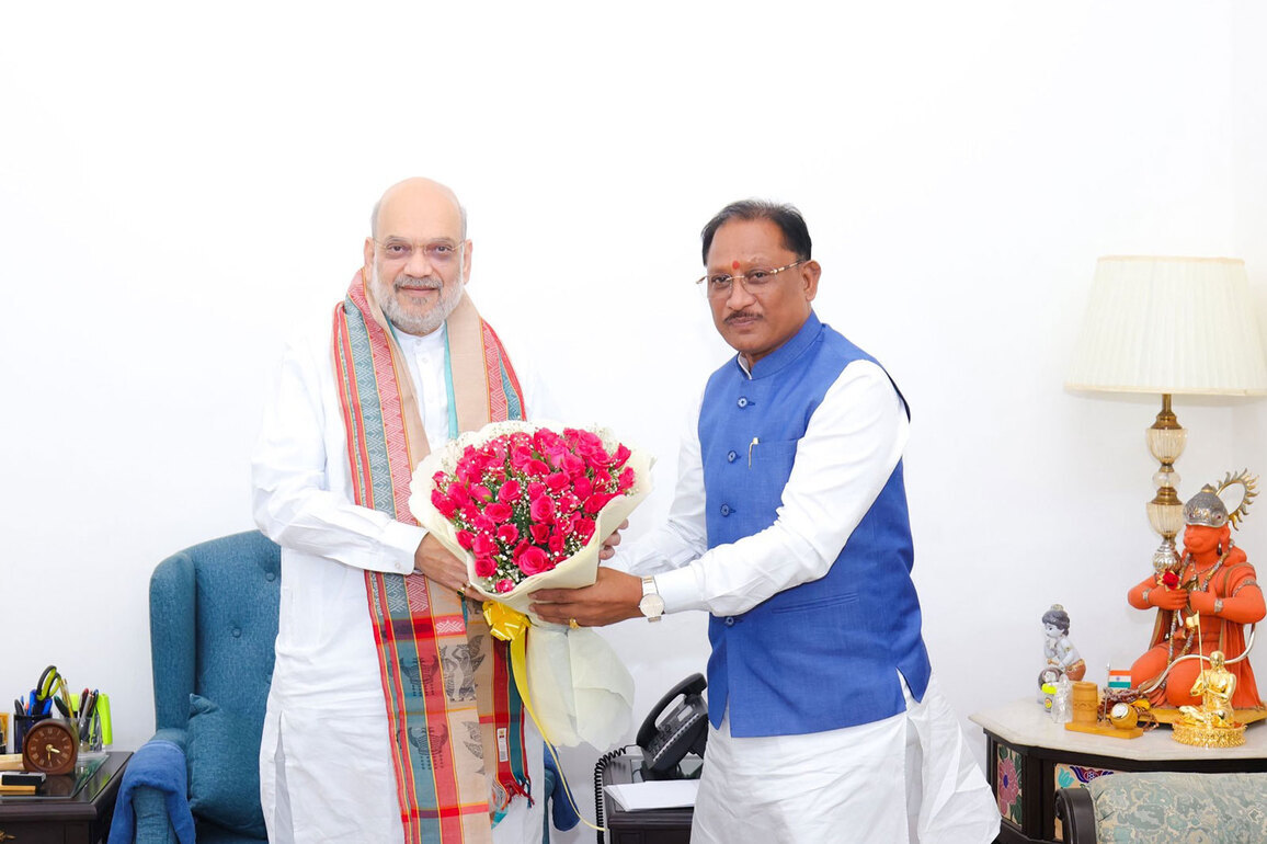 Chhattisgarh CM Vishnu Deo Sai holds high-level meeting with Amit Shah, discusses 'Bastar Development model'