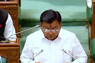 MP Dy CM and Finance Minister Jagdish Devda presents budget of Rs 4.21 cr for fiscal year 2025-26