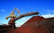 The drop in iron ore prices hurt majors including Vale SA