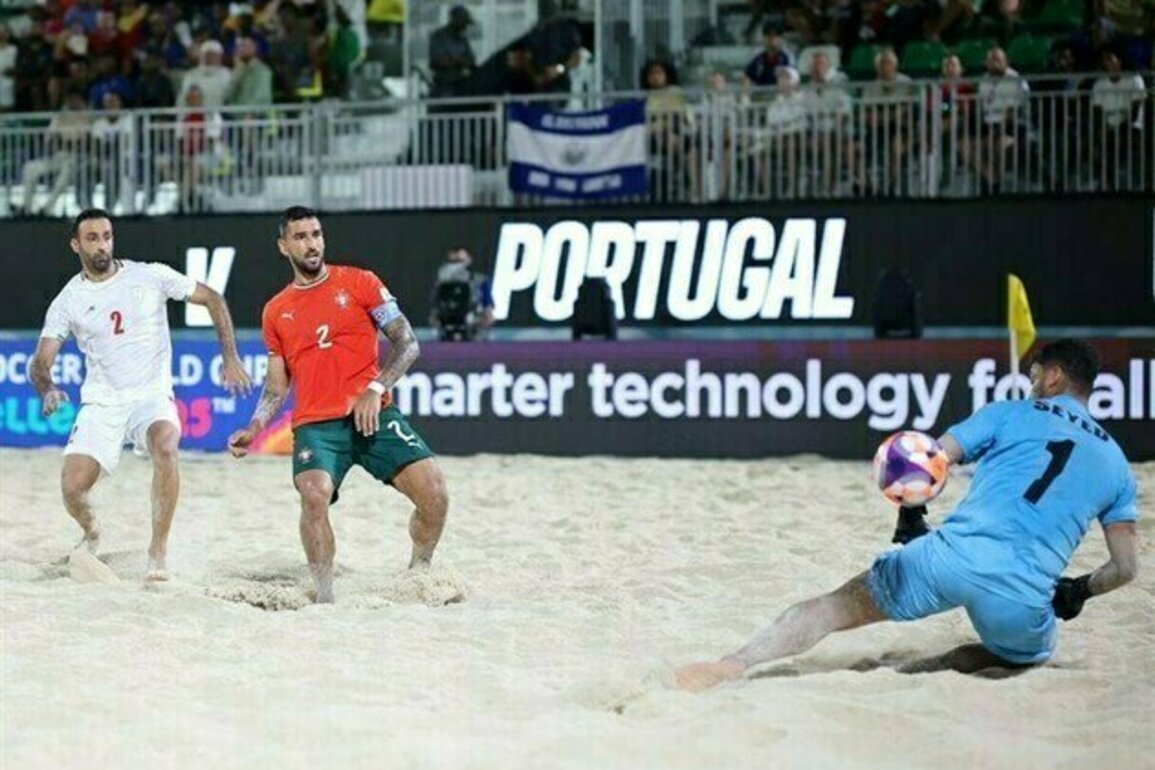 Iran Falls Short to Portugal in 2025 Beach Soccer World Cup