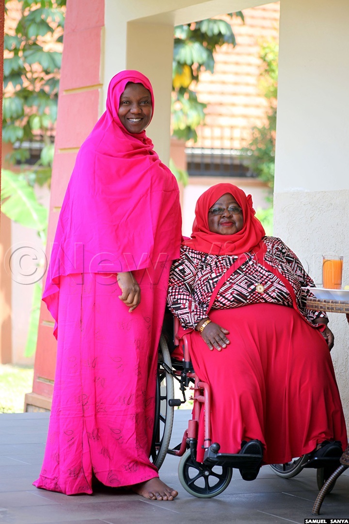 Asher Namatovu and her sister Aminah Nalubega