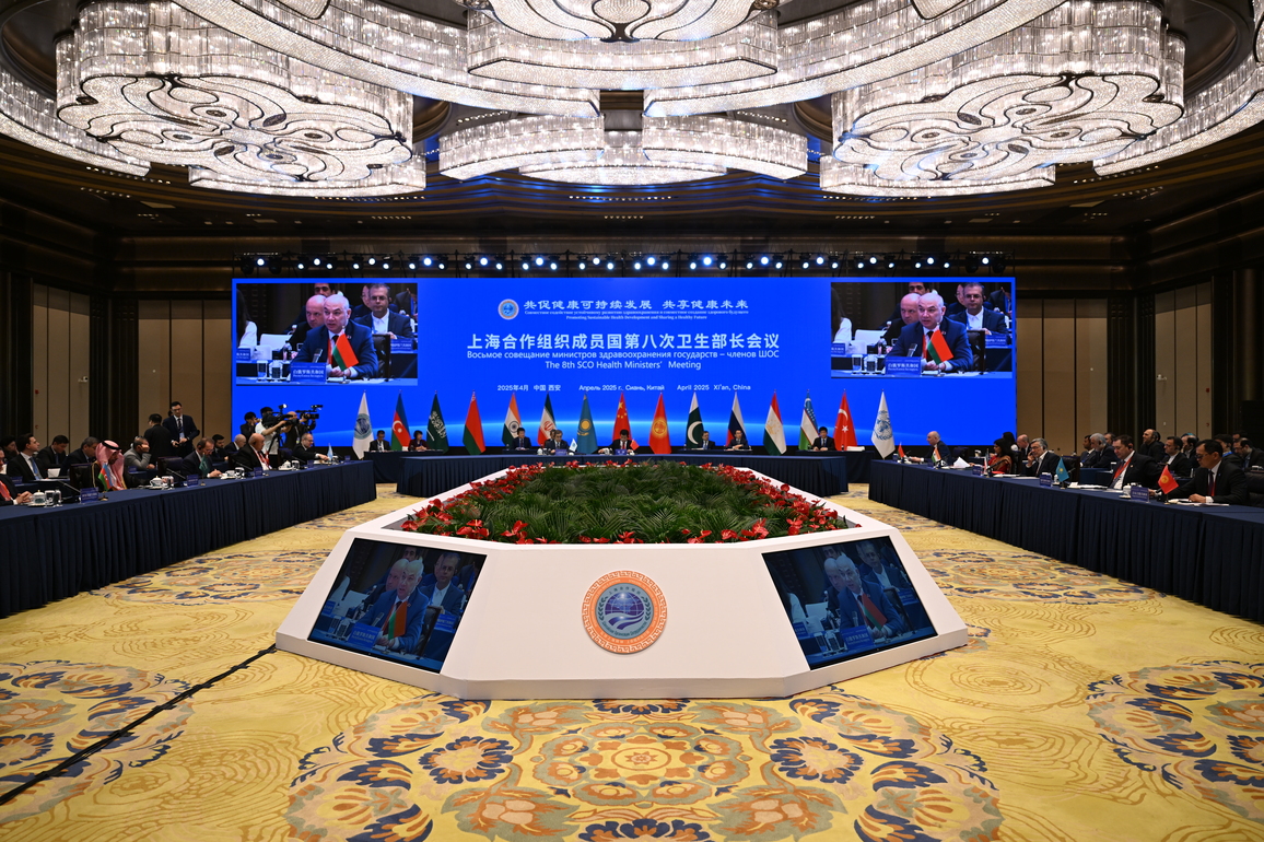 CHINA-SHAANXI-XI'AN-SCO-HEALTH MINISTERS' MEETING (CN)