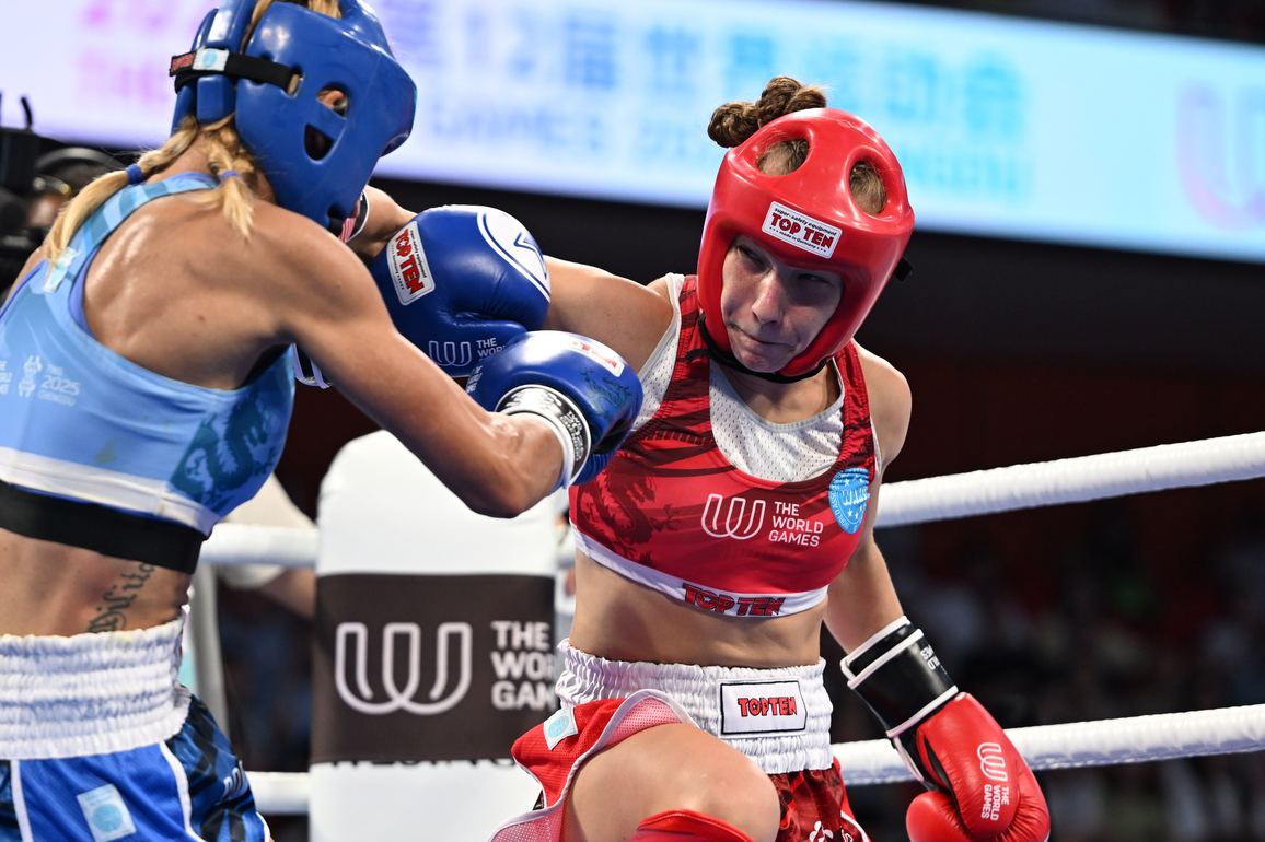 (SP)CHINA-CHENGDU-THE WORLD GAMES 2025-KICKBOXING-WOMEN'S K1-52KG-GOLD MEDAL BOUT (CN)