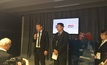 Thomas Schulz from FLSmidth and Wang Xue Min from NHI Group announce their new joint venture, NHI-Fuller