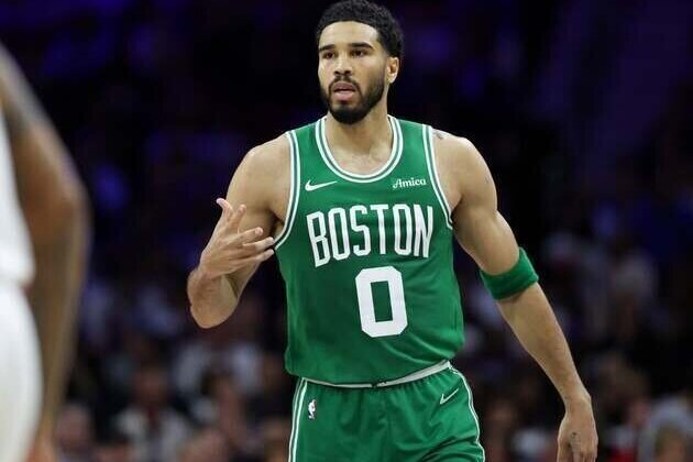 Celtics star Jayson Tatum (knee) questionable for Game 7 vs. Sixers
