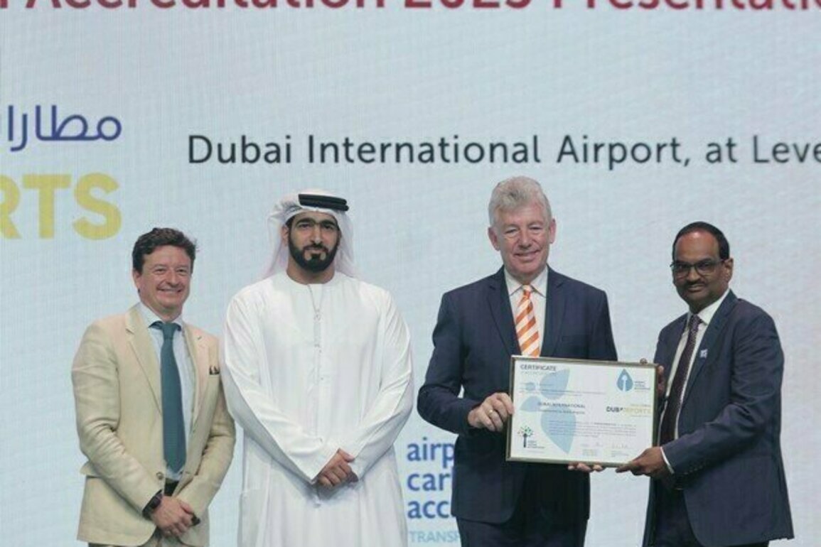 DXB receives Level 4 'Transformation' Airport Carbon Accreditation from ACI