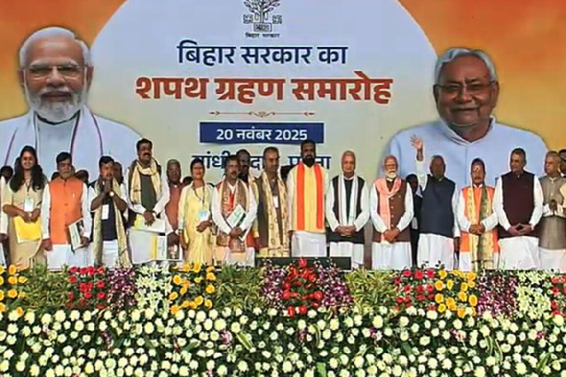 Samrat Choudhary, Vijay Kumar Sinha take oath as Bihar Cabinet Ministers