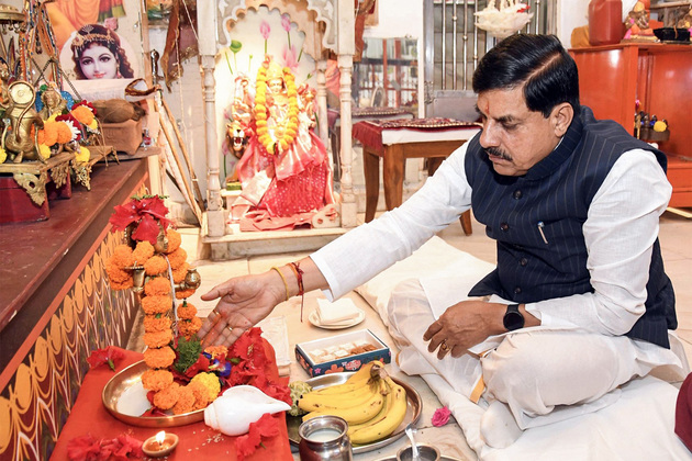"May every home and courtyard be filled with wealth, grains": MP CM Mohan Yadav extends Diwali greetings