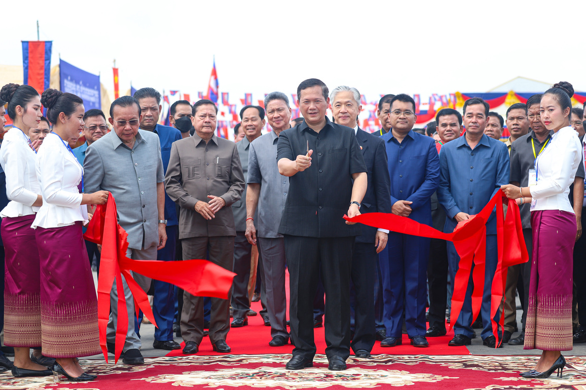 CAMBODIA-TBONG KHMUM-CHINA-FUNDED ROAD-INAUGURATION