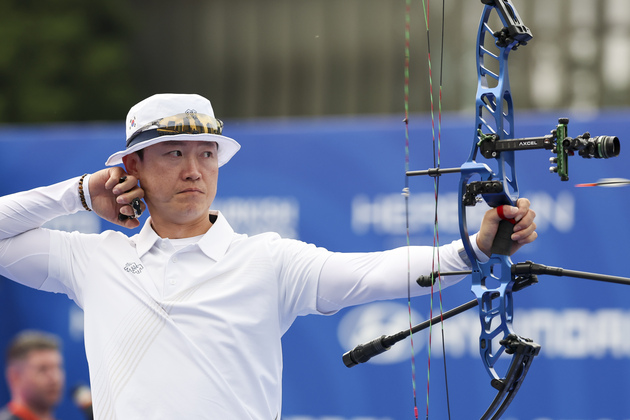 (SP)CHINA-SHANGHAI-ARCHERY WORLD CUP-COMPOUND MEN (CN)