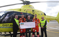 Ridgeons raises £6,000 for East Anglian Air Ambulance