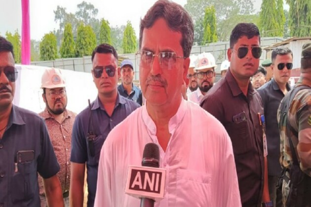 Tripura CM Manik Saha reviews progress of G+14 office complex in Agartala