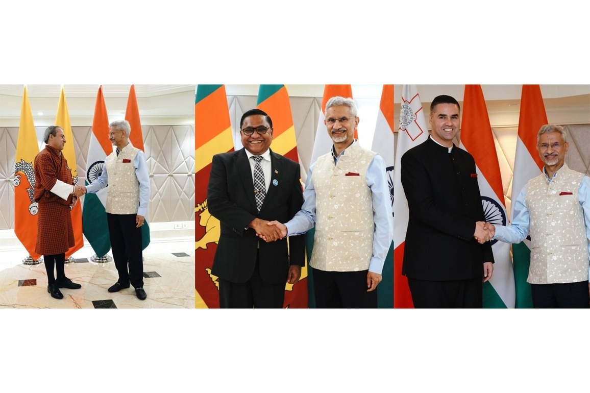EAM holds bilateral meetings with leaders from Malta, Mauritius, Bhutan, Sri Lanka, Kenya, Seychelles on sidelines of Raisina Dialogue