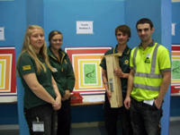 A successful day for John A Stephen's team at Practical Building Skills Challenge