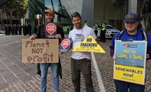   Extinction Rebellion and uni students stage Friday protest at Chevron’s front door, Credit: Mark Tilly 