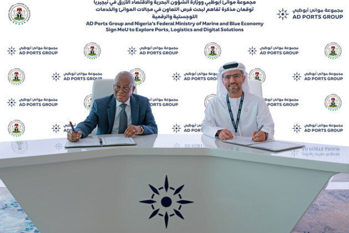 AD Ports Group, Nigerian ministry sign MoU on ports, logistics, maritime, digital collaboration