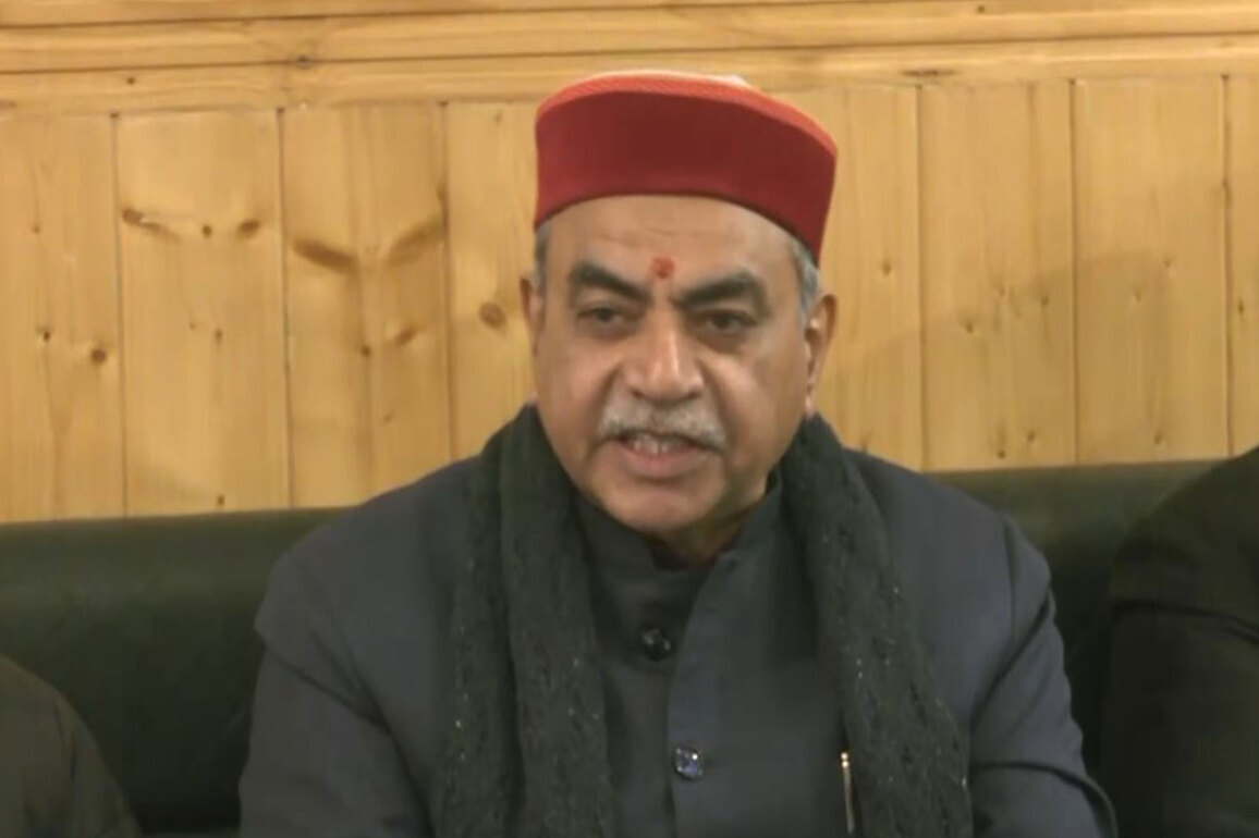 Himachal Congress hiding fiscal failure by targeting Centre: BJP's Sanjay Tandon