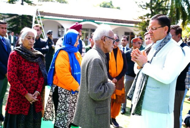 CM Pushkar Singh Dhami pays tribute to mortal remains of Inspector General of Police