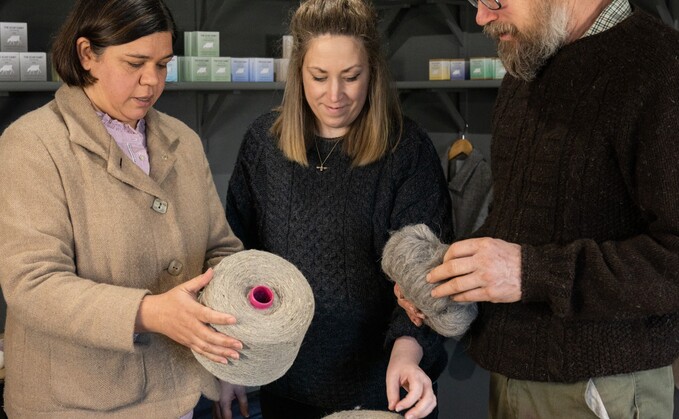 Maria and John Atkinson, Lake District farmers and founders of the Wool Library