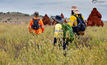  Environmental survey at the Onslow site. Image by Hastings.