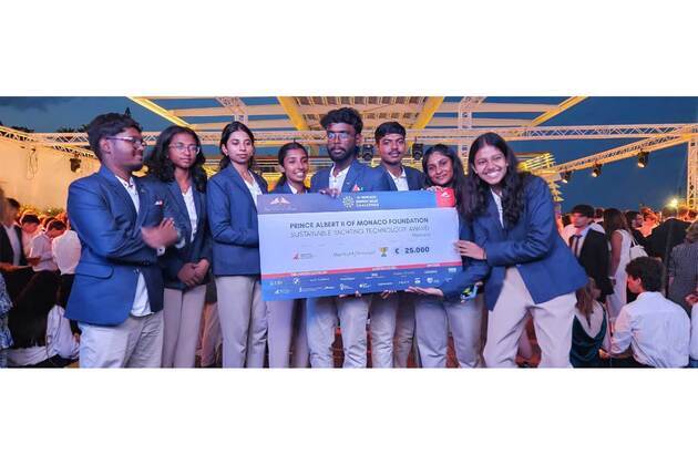 India's Kumaraguru College wins top prize at Monaco Energy Boat Challenge