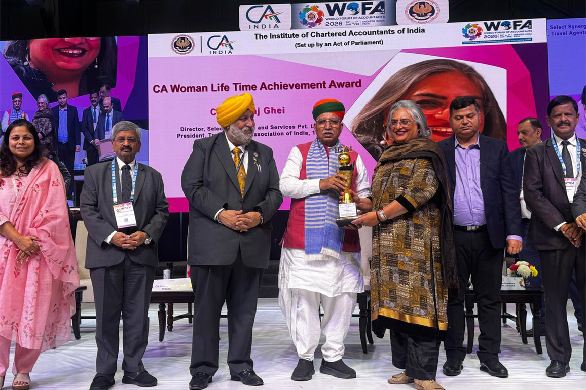 ICAI honours, Neeraj Ghei with 'CA Women Lifetime Achievement Award 2025'