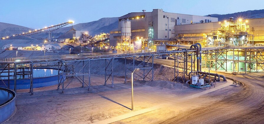 The Candelaria mining complex in Chile
