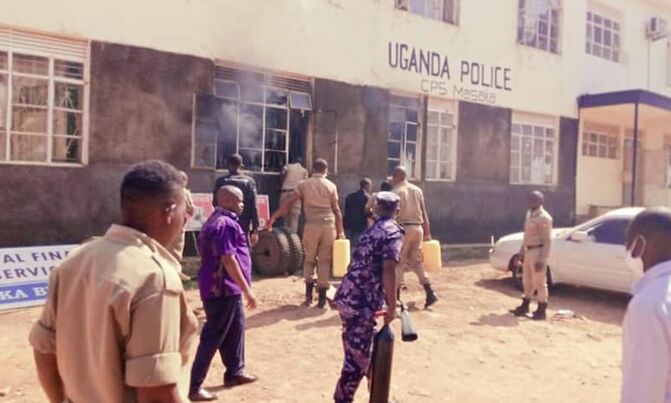 Two policemen arrested over Masaka rider's death Two policemen arrested over Masaka rider's death