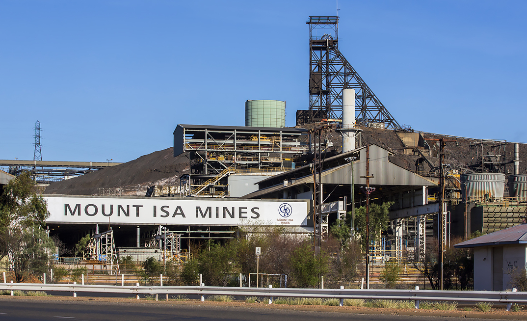 Glencore's Mount Isa copper smelter and Dyno Nobel's acid plant are