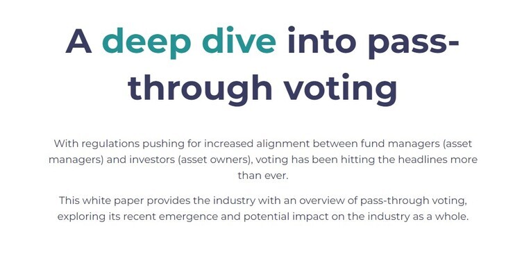 A deep dive into pass-through voting