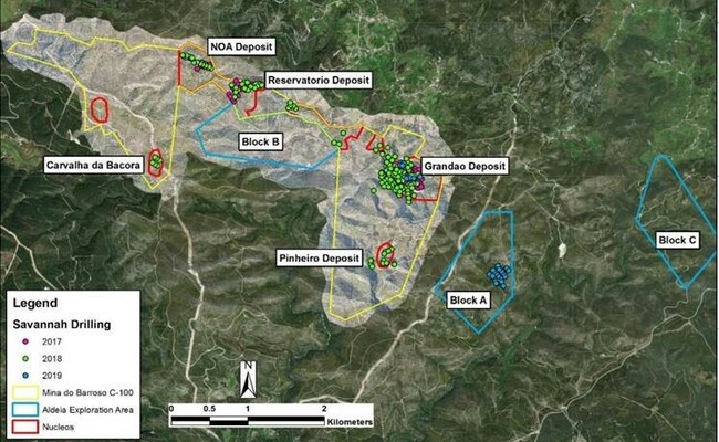 Savannah eyes major Li production in Portugal